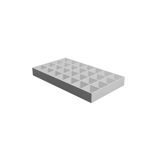 Multi-compartment box STL file: 28 compartments of 40×40×30 mm