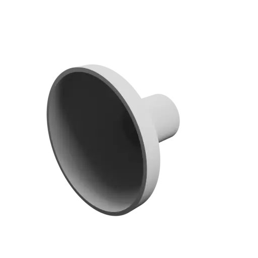 Tube adapter STL 3D file ⌀ 70–25 mm (Length: 50 mm)