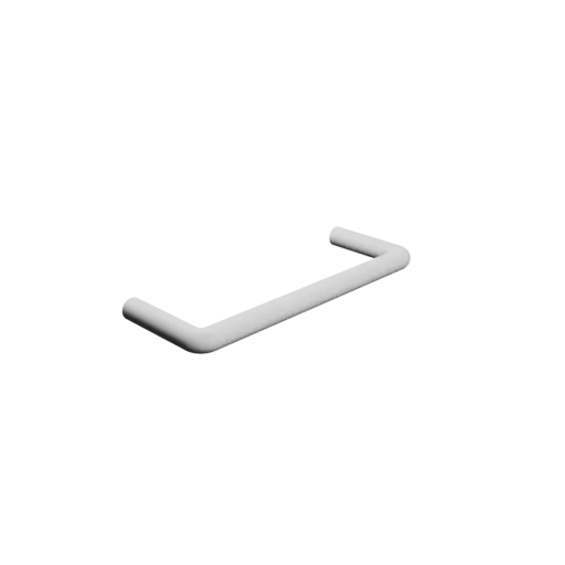U-shaped handle STL 3D file 50×140×10 mm (Center-to-center 130 mm)