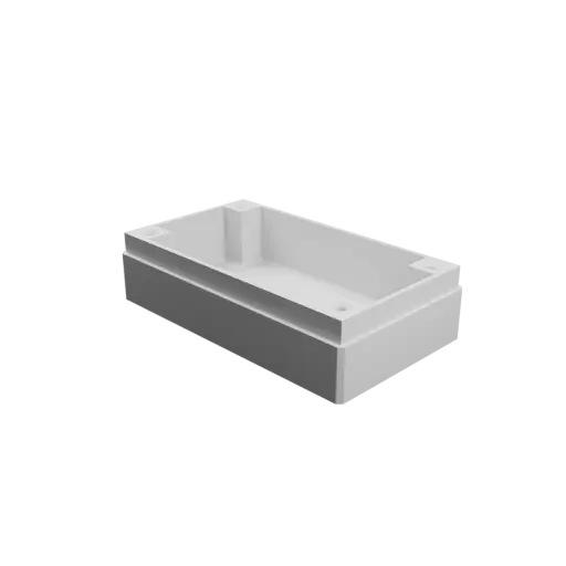 Enclosure with screw-mounted lid STL 3D file: 70×40×22 mm
