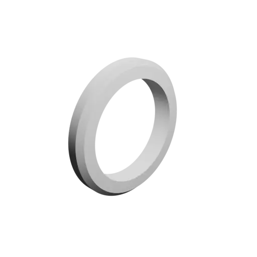 Washer / Flat Gasket STL 3D file ⌀ID: 30 mm ⌀OD: 40 mm thickness: 6 mm + chamfers