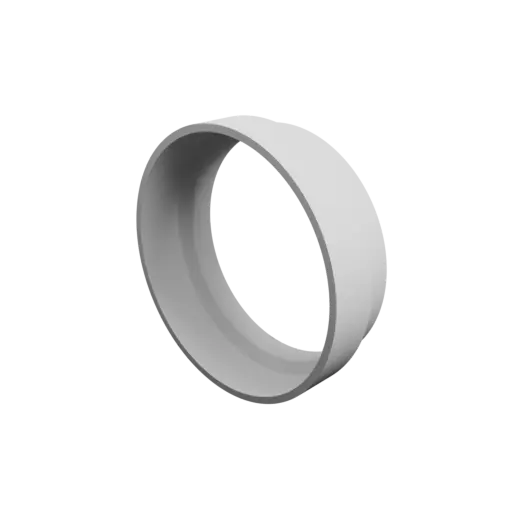 Tube adapter STL file ⌀ 110–100 mm (Length: 35 mm)