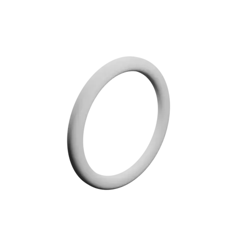 Washer / Flat Gasket STL 3D file ⌀ID: 57 mm ⌀OD: 71 mm thickness: 5 mm + fillets