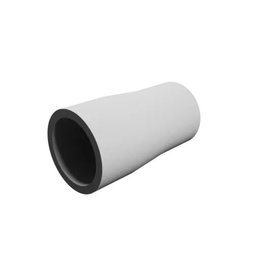 Tube adapter STL file ⌀ 50–45 mm (Length: 90 mm)