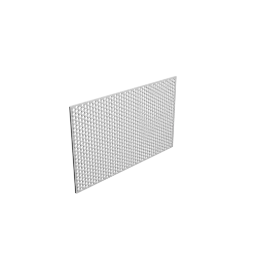 Protective grid STL 3D file, 200x120mm, mesh: 4mm
