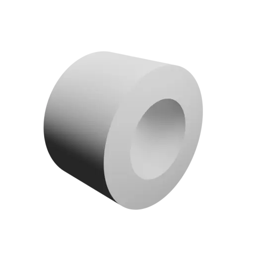 Washer / Flat Gasket STL 3D file ⌀ID: 3.9 mm ⌀OD: 6.9 mm thickness: 4.3 mm