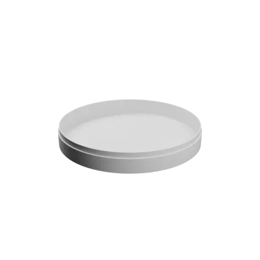 Round box with lid STL 3D file ⌀ 134 mm - Height: 20 mm, Shell: 2 mm