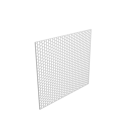 Protective grid STL file, 300x270mm, mesh: 10mm