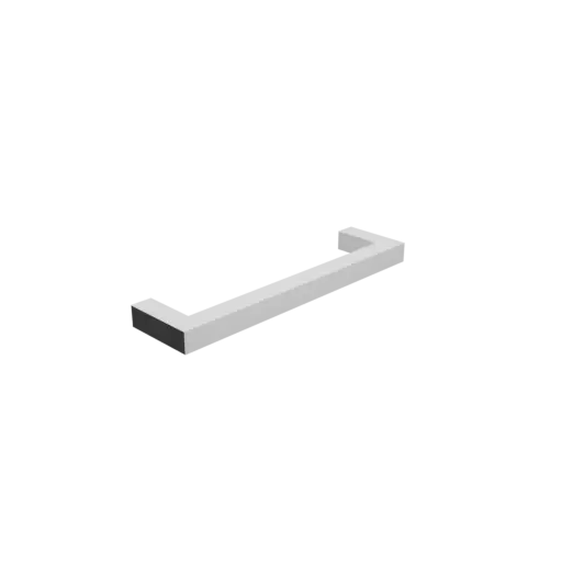 U-shaped handle STL 3D file 35×140×10 mm (Center-to-center 130 mm)