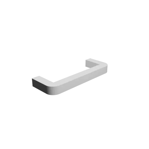U-shaped handle STL file 50×140×14 mm (Center-to-center 126 mm)